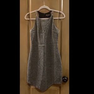 New express silver beautiful dress